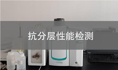 抗分层性能检测