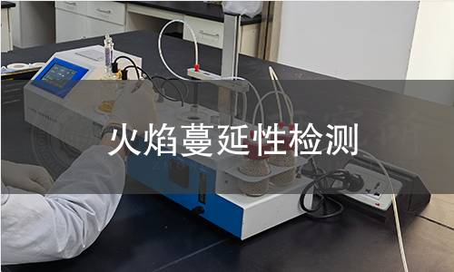 火焰蔓延性检测 火焰蔓延性检测