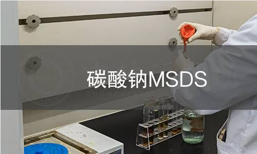 碳酸钠MSDS
