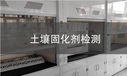 土壤固化剂检测