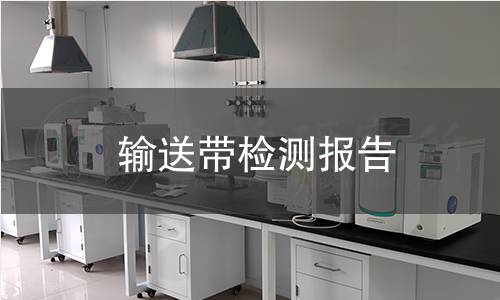 输送带检测报告 输送带检测报告