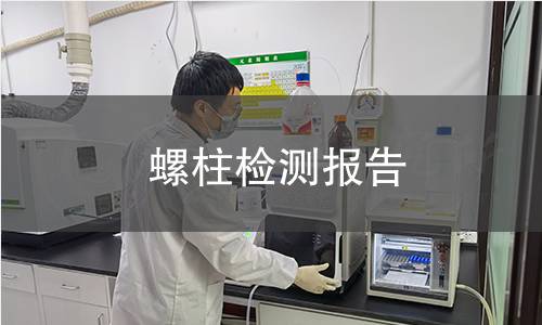 螺柱检测报告