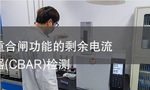 具有自动重合闸功能的剩余电流?；ざ下菲?CBAR)检测