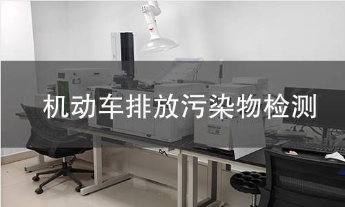 机动车排放污染物检测