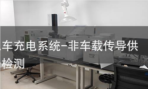 电动汽车充电系统-非车载传导供电设备检测