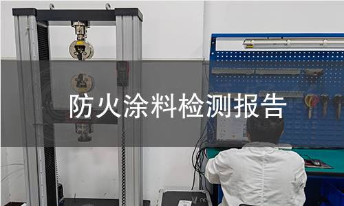 防火涂料检测报告