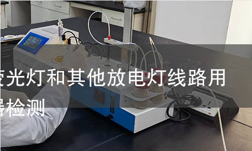 管形荧光灯和其他放电灯线路用电容器检测