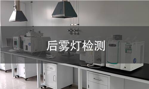 后雾灯检测