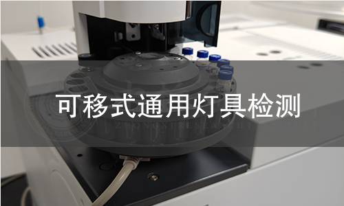 可移式通用灯具检测