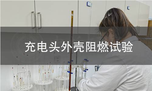充电头外壳阻燃试验