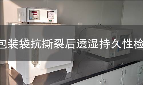包装袋抗撕裂后透湿持久性检测