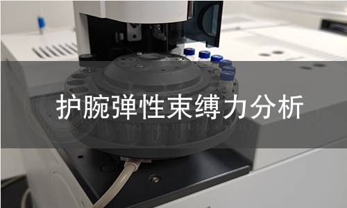 护腕弹性束缚力分析
