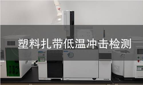 塑料扎带低温冲击检测