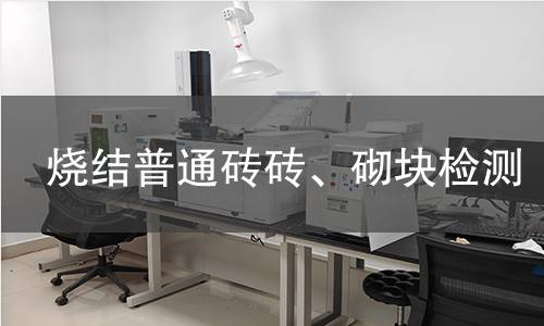 烧结普通砖砖、砌块检测