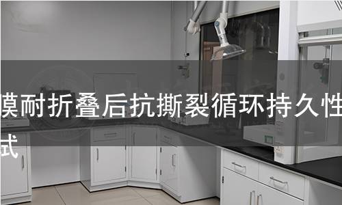 薄膜耐折叠后抗撕裂循环持久性测试