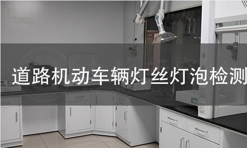 道路机动车辆灯丝灯泡检测