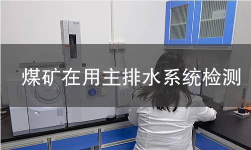 煤矿在用主排水系统检测
