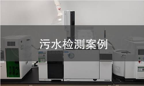 污水检测案例 污水检测案例