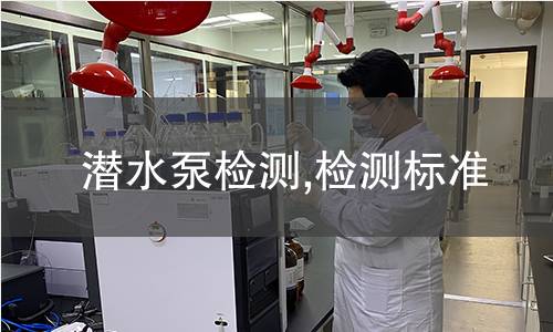 潜水泵检测,检测标准 潜水泵检测,检测标准