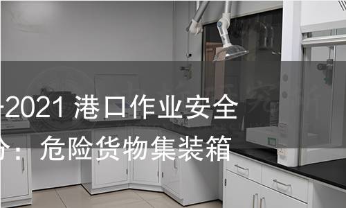 GB 16994.3-2021 港口作业安全要求 第3部分:危险货物集装箱 GB 16994.3-2021 港口作业安全要求 第3部分:危险货物集装箱