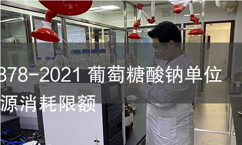 GB 40878-2021 葡萄糖酸钠单位产品能源消耗限额