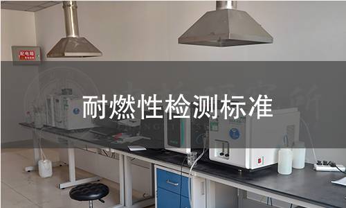 耐燃性检测标准 耐燃性检测标准