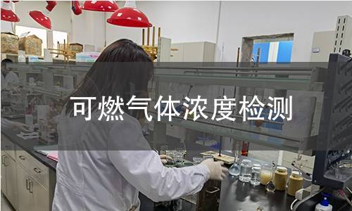 可燃气体浓度检测