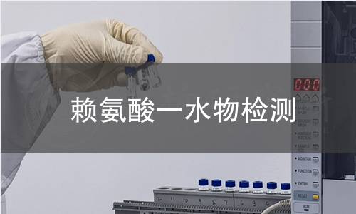 赖氨酸一水物检测 赖氨酸一水物检测